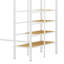 Lit mezzanine simple avec escalier de rangement et tablette supérieure avec structure de lit mezzanine simple en métal-272397330