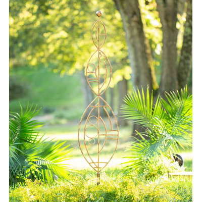 Lee-Anne Metal Abstract Garden Stake