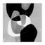 Art abstrait sur toile à découpes nettes abstraites par Kippi Leonard-928511883