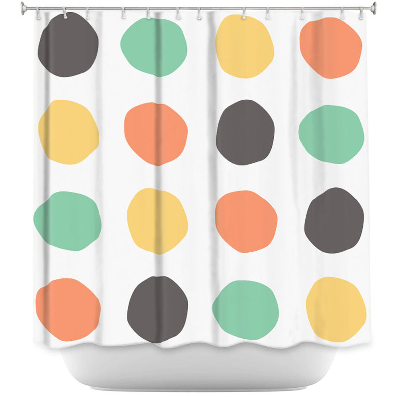 Cheung Polka Dots Shower Curtain