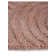Handcrafted Microfibre Rug in Peach