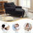 Davene Upholstered Chaise Lounge with Adjustable Backrest-1105410058