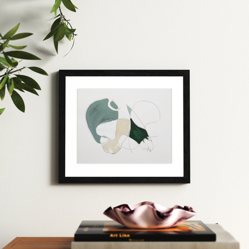 Say It Isn't So-I by Filippo Ioco, 13" H x 15" W x 0.75" D, Black Framed