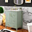 Armoire de meuble-lavabo et lavabo en MDF en bois pour petite salle de bain