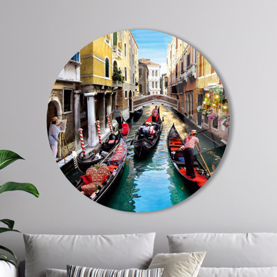 Venice Landscape Printed on Glass Wall Art Ideal for Enhancing the Aesthetic Appeal of Any Living Space or Office Interior
