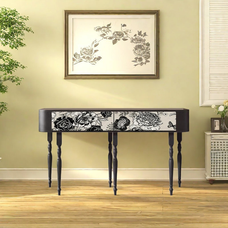 Console rétro multifonctionnelle élégante, H 31,5 po x l 62,99 po x P 15,75 po