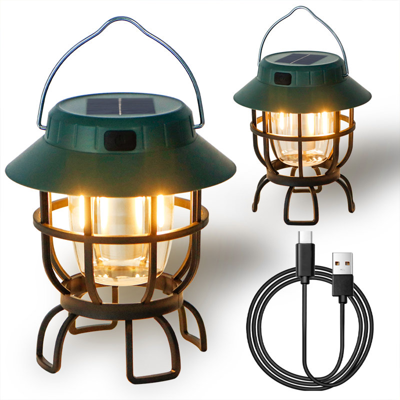JHY DESIGN LED Solar Camping Lanterns 350 Lumens