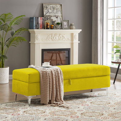 Chyana Velvet Ottoman