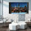 «Twilight in Downtown Toronto, Ontario Window», reproduction de photo sur toile tendue-20121414