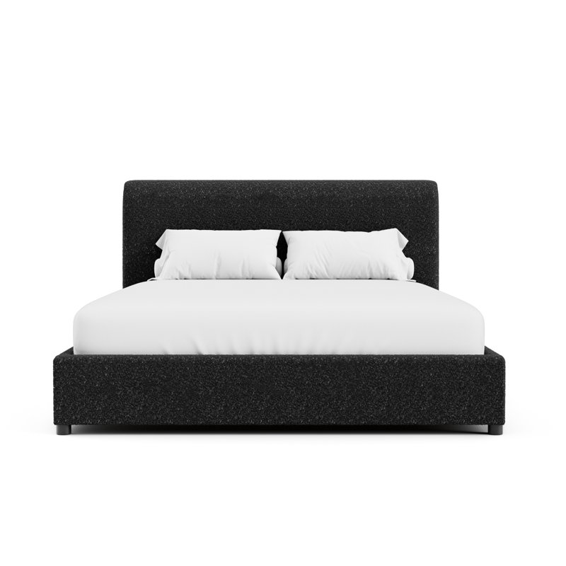 Abdou Demarco Platform Bed, Queen, Black