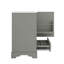 Meuble-lavabo de 20 pouces avec lavabo intégré Conception de lavabo simple avec porte à fermeture en douceur réglable-779253218