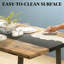Longue table de salle à manger, table de cuisine avec grand plateau et pieds en acier, pour votre maison-257913601