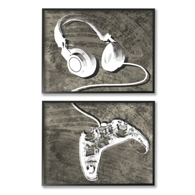 Accessoire de divertissement pour enfants, ensemble de jeux vidéo sur écouteurs rustiques 2 pièces