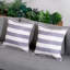 Pontoise Striped Square Scatter Pillow Covers (2Pcs)