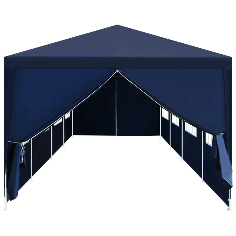 12m x 3m Steel Party Tent, Blue