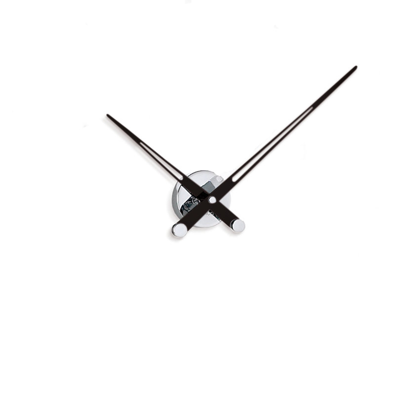 Axioma Metal Analog Wall Clock, Black