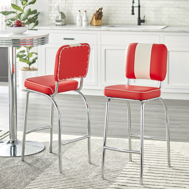 Tabouret Ashtown, Rouge