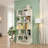 5-Tier Engineered Wood Bookcase, 64.56" Tall Organizer Display Shelves-1249107759