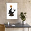 Playful Circus Seal Geometric Playful Whimsical Animal Ocean Wall Art Print 1 Piece Wrapped Canvas Wall Art-1858369230