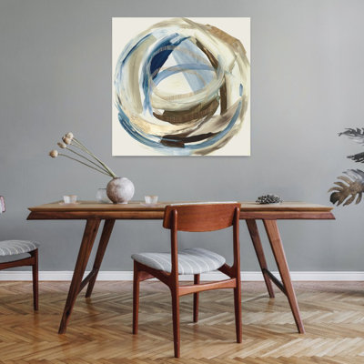Blue Kaleidoscope I Abstract Geometric Modern Art