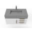 Ensemble de meuble-lavabo mural simple 36 po Nile-1583979842-1583979845-1583979855