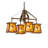 Ferdous 4 - Light Steel Dimmable Lantern Square / Rectangle Chandelier