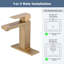 Single-Hole Single-handle Bathroom Faucet with Drain Assembly-83380556