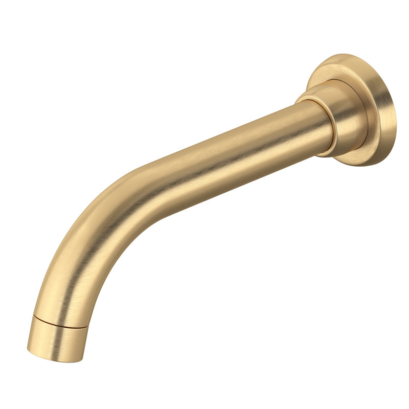 Transitional Wall Mount Tub Spout, Satin English Gold