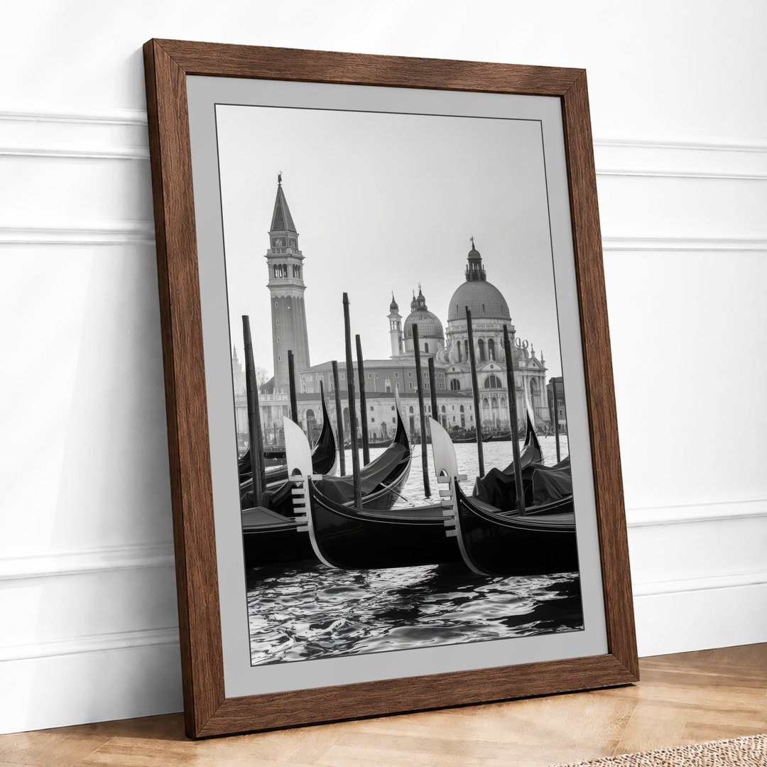 Venice's Grand Canal Vintage - Framed Print