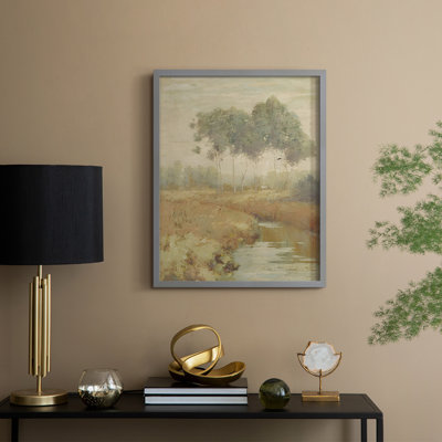 Reproduction encadrée vintage en bois massif Lxxxi