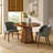 Kanalu Modern Dining Chair With Solid Wood Legs-739269403