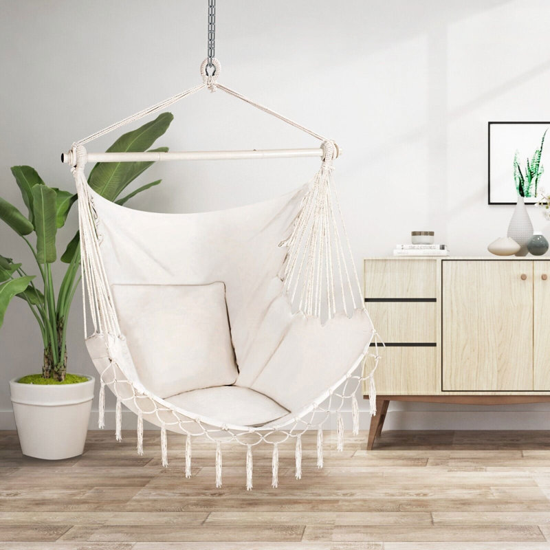 Chaise hamac Cirino, Blanc