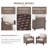 Wicker Patio Chairs Set Of Two With Olefin Cushions Water-Resistant-688412610