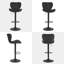 Bronxville Upholstered Adjustable Height Counter Stool with Metal Frame-643987680