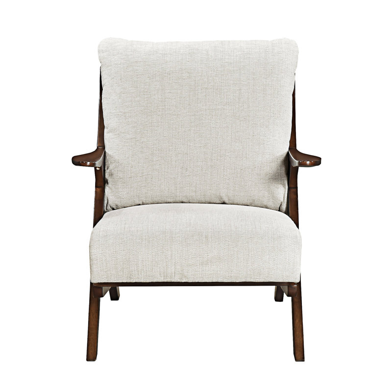 Fauteuil d'appoint, Brun, Beige