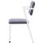 Chaise de bureau moderne avec dossier ouvert et rembourrage doux