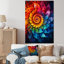 Fractal Colorfulfloral Spiral I - impression d'art mural fractal