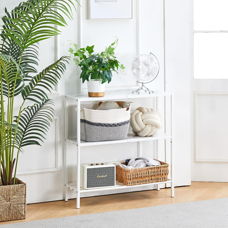 Console avec table coulissante et tablette ajustable