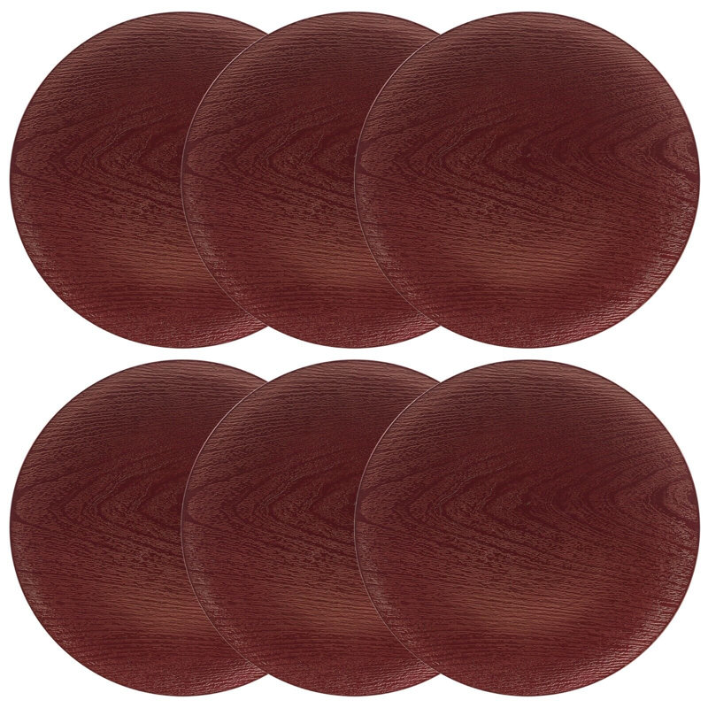 Nolah 33cm Dinner Plate - Set of 6, Red
