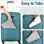 Valise extensible légère 3 pièces avec valise à roulettes