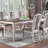 Transitional  Pc Dining Table W X Leaves Top Rectangle Table Kitchen Dining Room