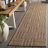 Skellytown Sisal All-Weather Performance Checkered Indoor/Outdoor Area Rug-762998014