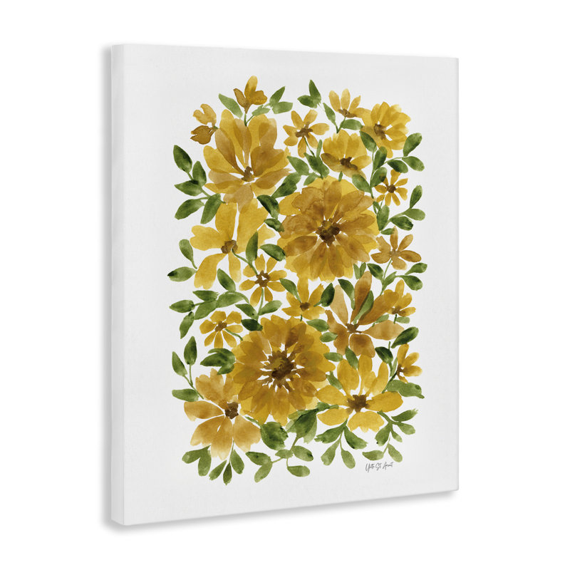 Art mural sur toile Scoresed Sunflower Blooms par Yvette St. Amant, H 48 po x l 36 po