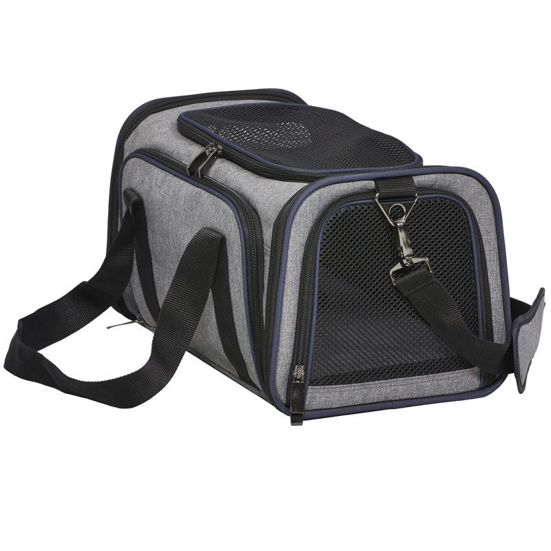 Sac de transport Duffy, Gris, Petit (H 10,08 po x l 9,26 po x P 16,34 po)