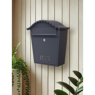 Cartegena Steel Wall Mounted Post Box