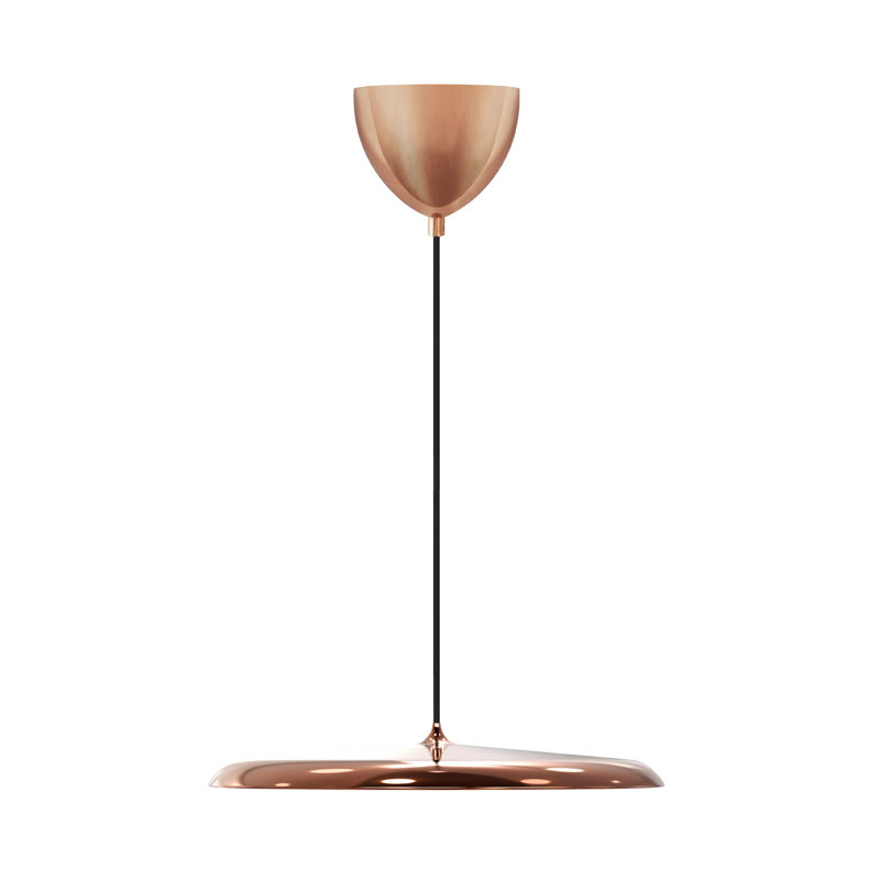 1 - Light Pendant, 6cm H x 40cm W x 40cm D, Copper, 0.95 W