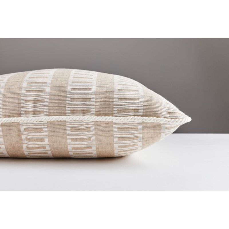 Folklore Square Pillow Cover & Insert, Sand Dollar, 22" H x 22" W