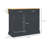 Dark Gray Rolling Kitchen Island With Counter Alterability - 2 Drawers, Adjustable Shelves For Management In Leaf Dining