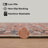 GLN Rugs Traditional Collection - Machine Washable Area Rug, Traditional Washable Rug, Non Slip Washable Rug, Low Pile Chenille Living Room Rug, Bedroom Rug, Kitchen Rug (Terra Cotta Rug)-1692236210