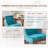 Thickened Fabric Upholstered Wooden Nailhead Dining Chairs (Set of 6)-1734958326